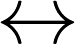 leftrightarrow
